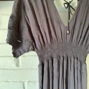 LoveStitch Embroidered Maxi Dress